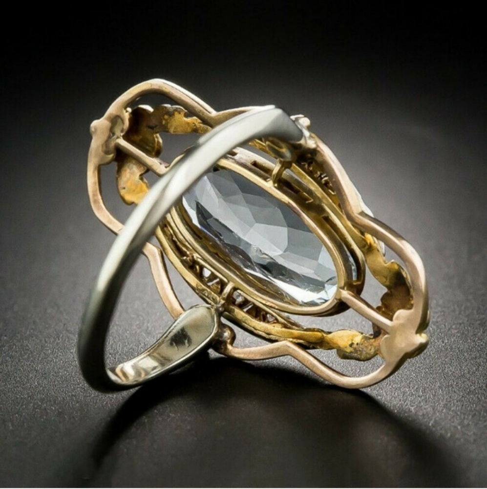 zicronia 925 sterling Sl The Material But The Color Is Gold - Picture 4 of 5